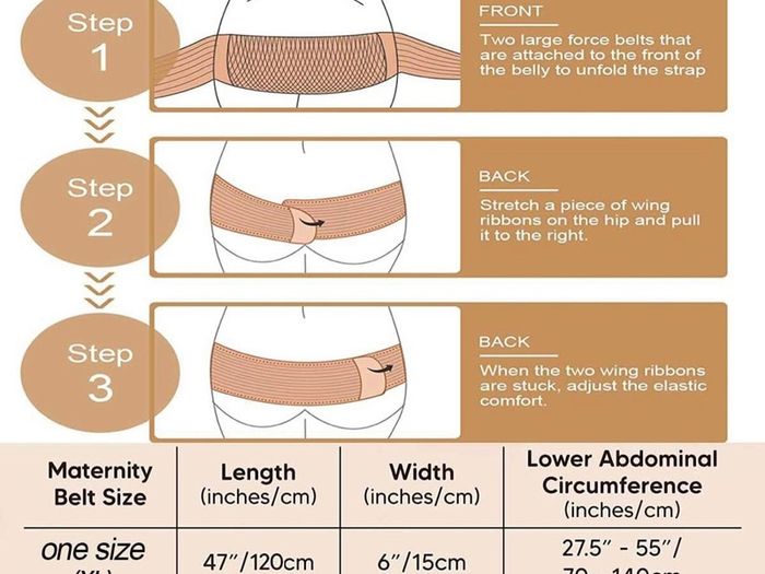 Pregnancy Support Belt Maternity Clothes Back Support Belt Sacroiliac
