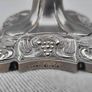 Antique Old English Edwardian Silver Plated Candlesticks Image 3