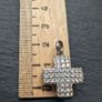 Solid silver cross pendant Image 3
