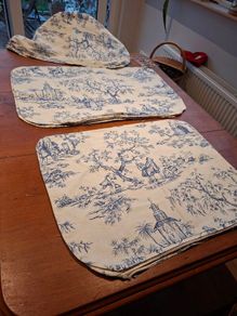 upholstery fabric Toille pattern