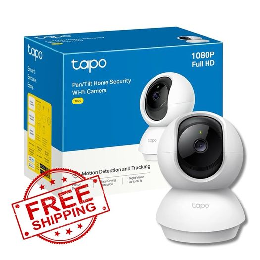 NEW SALE | Smart Security Camera, Baby Monitor, Indoor CCTV, 360 Degree Rotational Views,