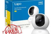 NEW SALE | Smart Security Camera, Baby Monitor, Indoor CCTV, 360 Degree Rotational Views,