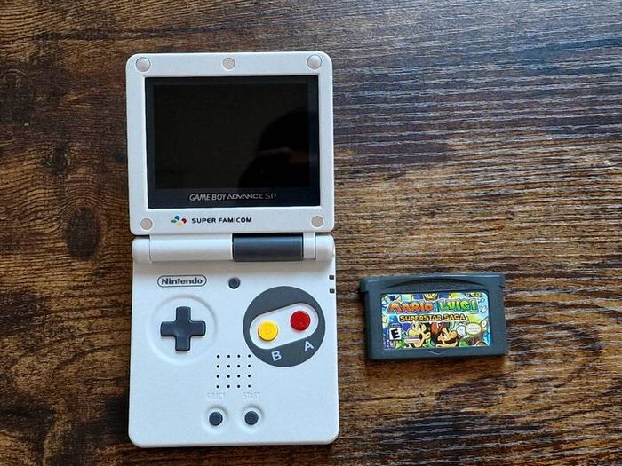 Game Boy Advance SP IPS USB C Super Famicom Edition