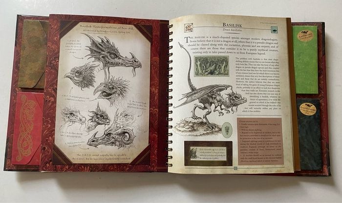 book Dragonology: Field Guide to Dragons signed by Ernest Drake first edition  2007
