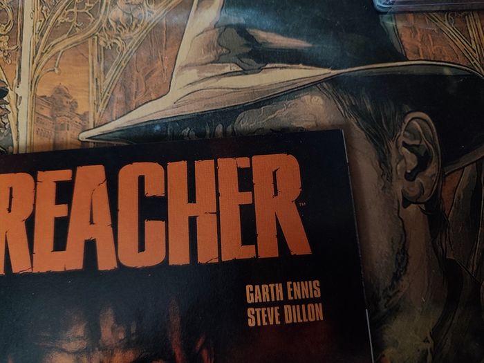 Preacher ! First Issue ! 1st Appearance of Preacher ! HOT COPY ! 1995 ! by Vertigo (DC Comics) !