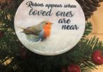 Robins appear when loved ones are near