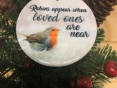 Robins appear when loved ones are near