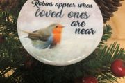 Robins appear when loved ones are near