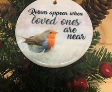 Robins appear when loved ones are near