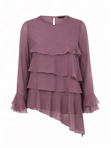 Zara May e Tiered Ruffle Blpuse