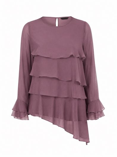 Zara May e Tiered Ruffle Blpuse