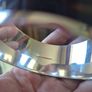 Black and Gold Stamped Sterling Silver Newbridge Bracelet Image 6
