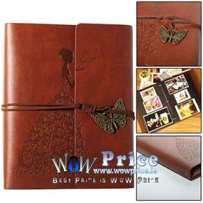 Vintage Self Adhesive Leather Photo Album - 5141