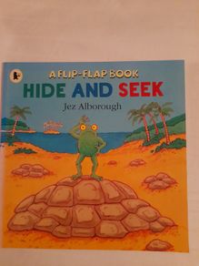 Children's book Hide and Seek lift the flap book