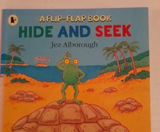 Children's book Hide and Seek lift the flap book