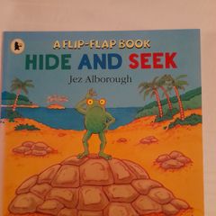 Children's book Hide and Seek lift the flap book