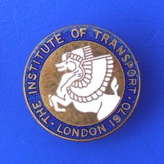 INSTITUTE OF TRANSPORT (1970 Annual Conference, London) - attending delegate's badge