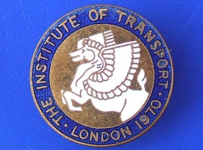 INSTITUTE OF TRANSPORT (1970 Annual Conference, London) - attending delegate's badge