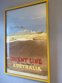 Original 1951 Orient Steam Navigation Company Poster