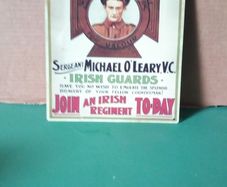WW 1 Irish recruitment poster tin sign