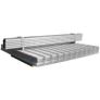 2D Gabion Fence Galvanised Steel 2.008x1.03 m 4 m (Total Length) Silver Image 6