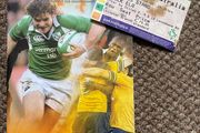 2005 Ireland v Australia - November International Programme &amp; Ticket
