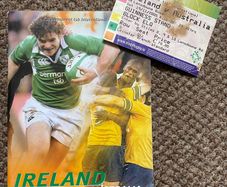 2005 Ireland v Australia - November International Programme & Ticket