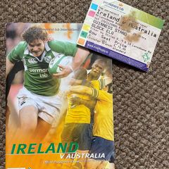 2005 Ireland v Australia - November International Programme & Ticket