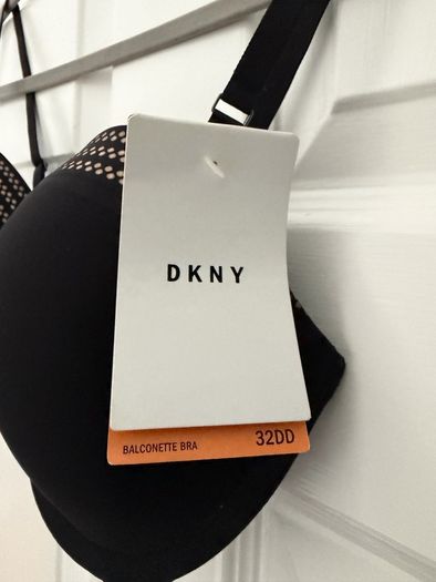 DKNY Black Balconette Bra 32dd (EU70E) BNWT