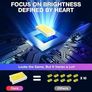 Ceiling Light, Elegant Curved Design,3 Built-in LED Boards,21W Cool White Light 6000K, Modern for Living Rooms, Bedroom, Kitchen Hallway,1600 Lumens Image 3