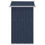 Garden Shed Anthracite 126x97.5x177 cm Galvanised Steel Image 5
