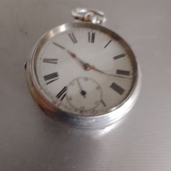 solid silver pocket watch
