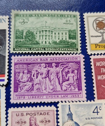 USA Lot of 11 Mint unhinged  stamps