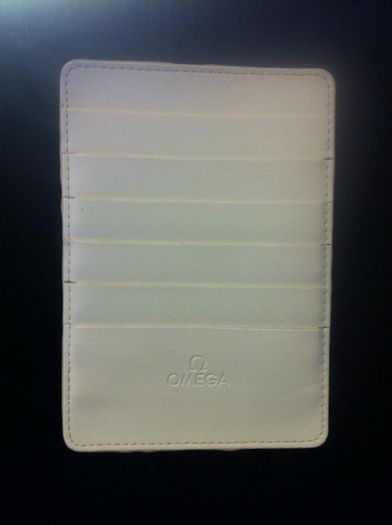 Omega watches warranty card holder