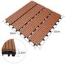 30x30cm patio tile WPC Garden floor board eco-friendly waterproof DIY splicing balcony floor Image 2