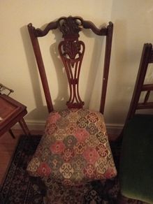 antique dining room chairs