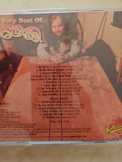 B.W. Stevenson CD - The Very Best Of