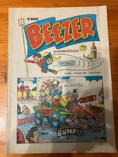 Comic: 'The Beezer' no. 1687 (14th May 1988)