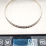 Studded Edge Sterling Silver Bangle Image 8