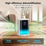 Dehumidifier, 3000ML Dehumidifiers for Home, Dehumidifiers for Drying Clothes with Sleep Mode| 6/8/12H Timer & Full-Panel 7-Color Light, Bedroom Dehumidifier for Wardrobe, Basement, Garage, RV Image 2