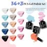 FREE SHIPPING Polish Set with 36W UV/LED Nail lamp, Phoenixy 14+3pcs Gel Nail Polish Starter kit Blue Pink Soak off Nail Polish Gel Glossy Matte Base Top Coat Manicure Tools Gel Nail Gift Set for Women Image 2