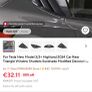 Tesla Model 3 Highland 2024+ triangle window covers Image 4