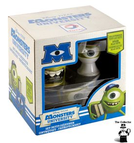 Monsters University Kids Disney 3 Piece Ceramic Breakfast Set Bowl Mug And Egg Cup Childrens Breakfast Set New in Box