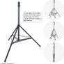 New Super High Quality Zenith 8 Series 7ft Professional Alumium Tripod Black Image 5