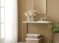 main image for ad Console Table  Marble Effect Gold or Black
