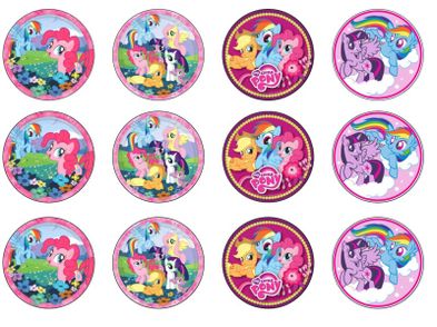 My Little Pony Cupcake Toppers Icing Sheet For Sale in Naas, Kildare from Cake Stuff