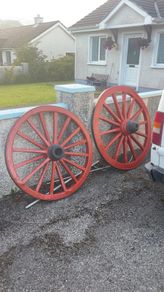 Pair of Cart wheels