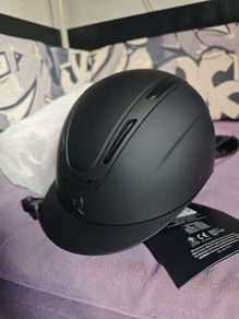 New Shire horse riding adjustable helmet with box and original tags