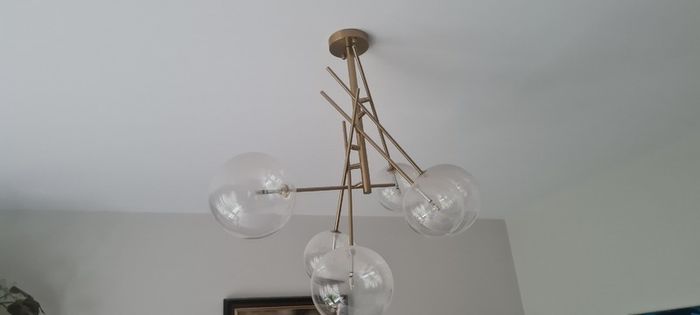 Modern glass ceiling lights