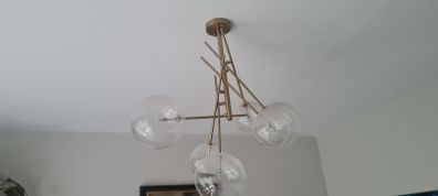 Modern glass ceiling lights